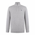 Polo Ralph Lauren Men’s Quarter‑Zip Knit Sweater, Ribbed Mock Neck Pullover