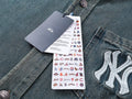 NY Yankees Washed Denim Shirt Jacket