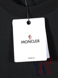 Moncler Wordmark Logo Graphic Tee Black