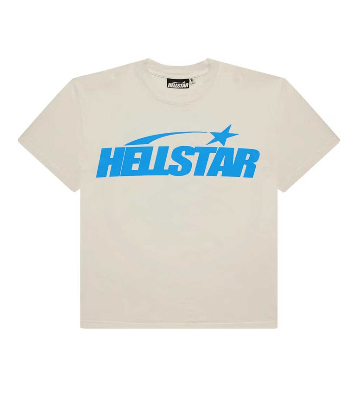 Hellstar Classic Regular Print Tee Cream/Blue