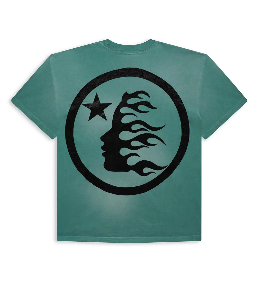 Hellstar Sport Logo Gel Tee Green