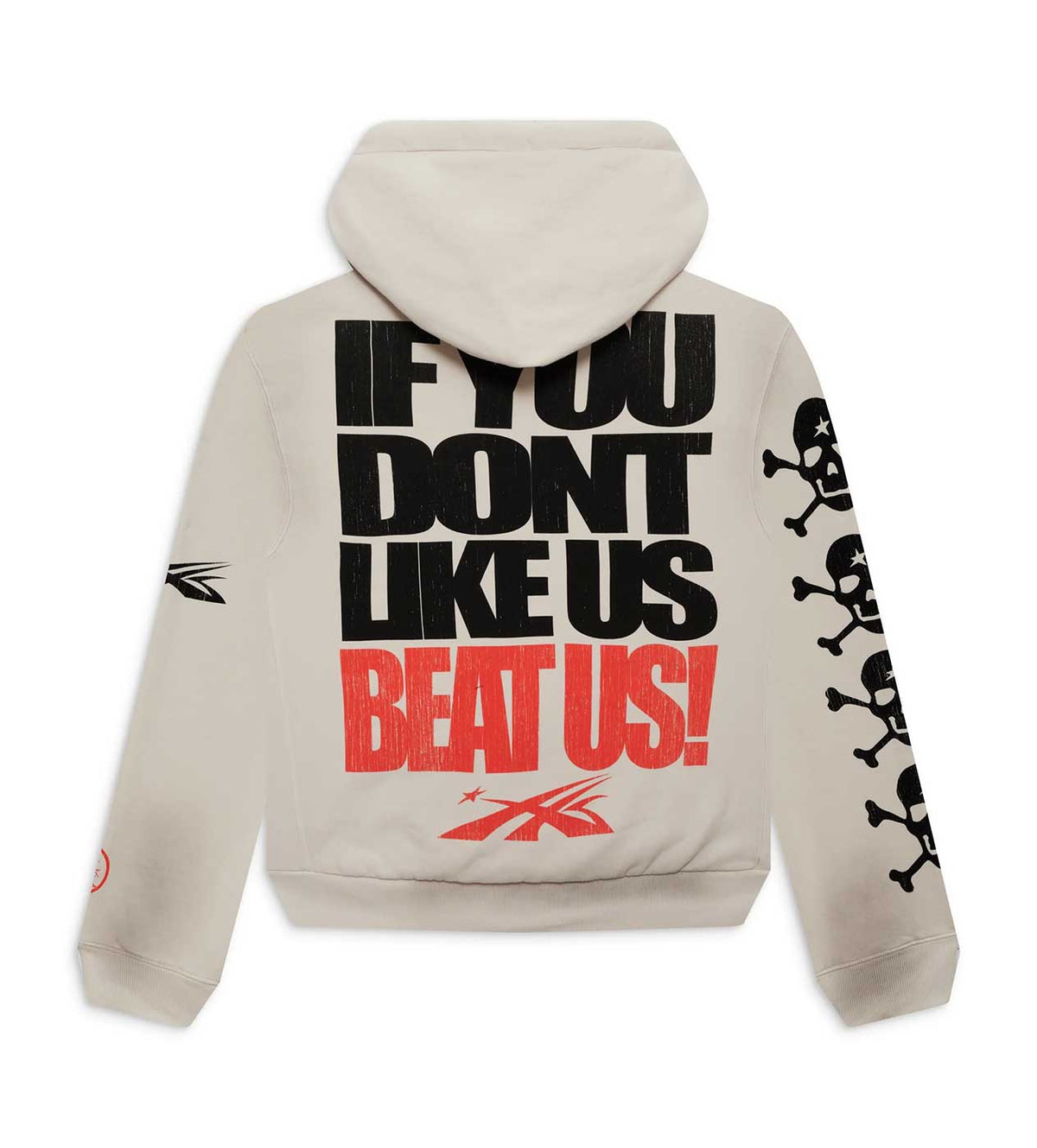 Hellstar Sports "Beat Us" Hoodie White