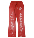 Hellstar Studios Racer Flare Sweatpants Red